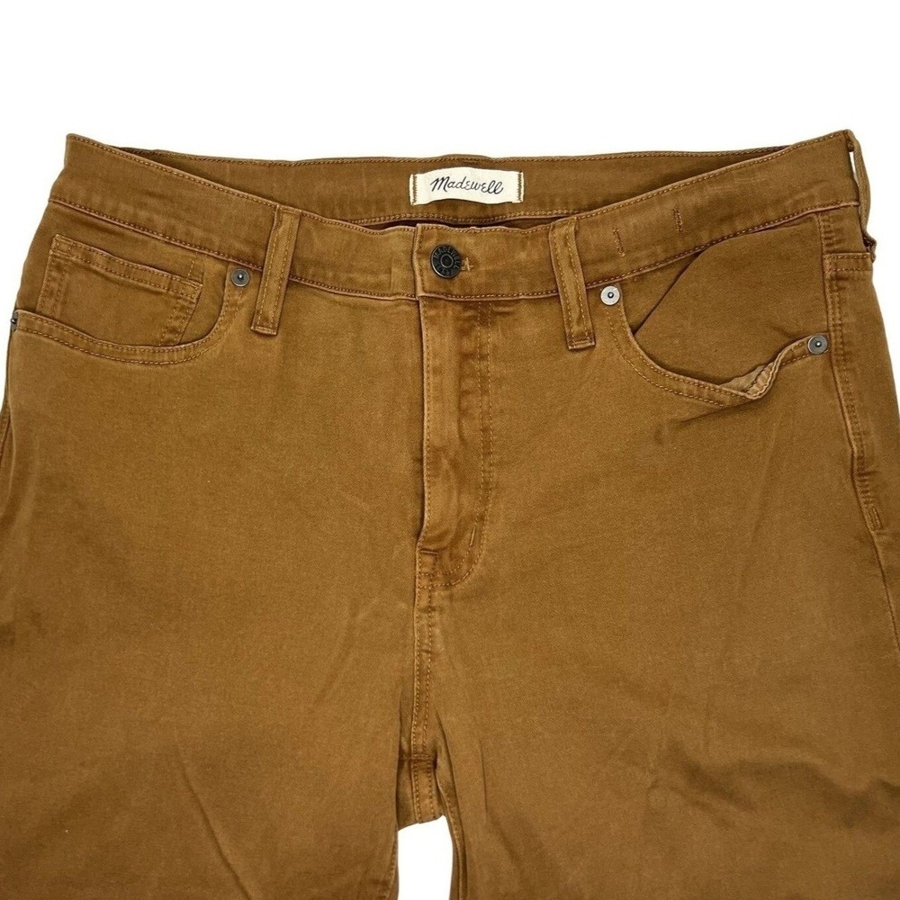 Madewell 9 High Riser Skinny Skinny‎ Jeans Brown Tobacco Size 31 F5202 Women - Picture 4 of 8